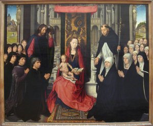 La Vierge à l'Enfant avec saint Jacques et saint Dominique présentant les donateurs et leur famille, connue sous le nom de Vierge de Jacques Floreins