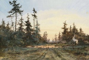 A Grove — Albert Nikolaevich Benois