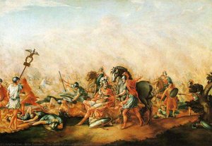 La mort de Paulus Aemilius à la bataille de Cannes