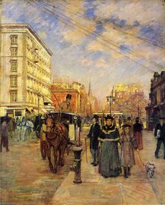 Fifth Avenue At Madison Square — Theodore Robinson