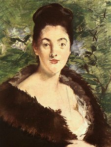Drottning I Päls — Édouard Manet