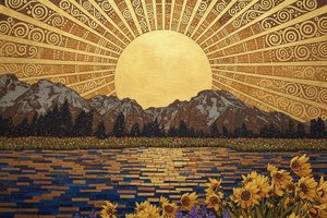 Solaris Eternal: The Gilded Radiance Of Primordial Dawn — Élise Colin