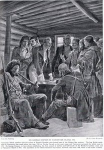 Sir George Simpson In Vancouver Island — Richard Caton Woodville