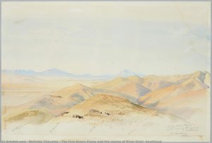 The Five Rivers Plains and the course of River Oreti, Southland