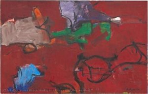 Essex And Hester (red) — Grace Hartigan