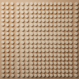 Eternal Symmetry Of Sanded Relief: A Monolithic Vision Of Rhythmic Light