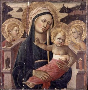 Madonna And Child Enthroned — Lo Scheggia