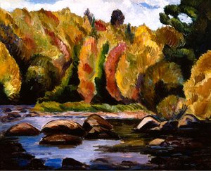 Brilliant Autumn, Landscape No. 28 — Marsden Hartley