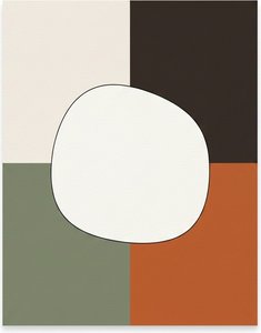 Ethereal Equilibrium: A Singular Meditative Study In Organic Form And Earth Tones