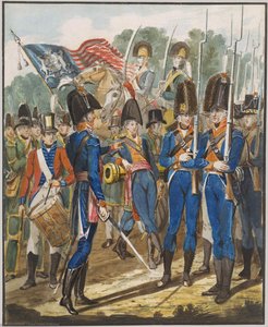 Members of the City Troop and Other Philadelphia Soldiery