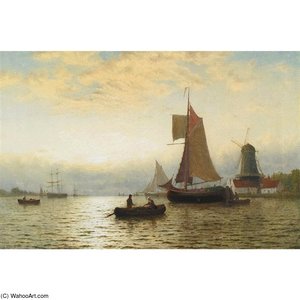 Shipping Off A Coast — जॉर्ज स्टैनफील्ड वाल्टर्स