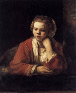 Devojka Pored Prozora — Рембрант