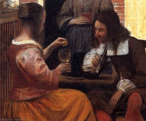 Dorfhaus (detail) — Pieter De Hooch