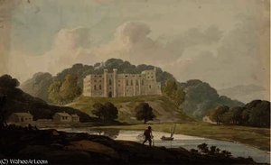 A landscape with castle
