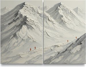 Monolithische Stille: Ein Einsamer Aufstieg Inmitten Skulpturierter Gipfel Aus Alabaster Und Schatten — David Moreau