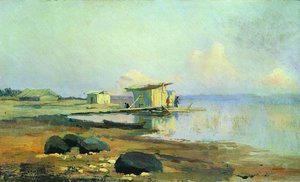 On The River. Calm — Fyodor Alexandrovich Vasilyev