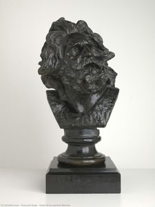 Head Of An Ancient Warrior — François Rude