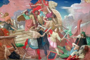 King Alfred's Longships Defeat the Danes, 877