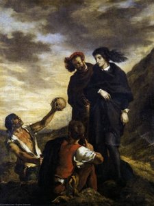 Hamlet y Horacio en el cementerio