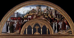 Gregory Xi Returns To Rome From Avignon — Girolamo Di Benvenuto