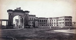 Government House showing the South Eastern Arch, Calcutta
