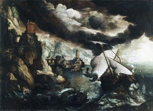 Le Naufrage De Jonas (jonas — Paulus Bril