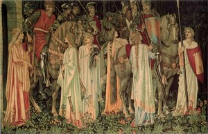 The Arming And Departure Of The Knights — Edward Coley Burne-jones