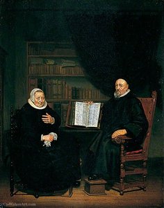 Burgomaster And His Wife — Michiel Van Musscher