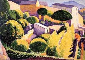 Garden in a Hillside Village