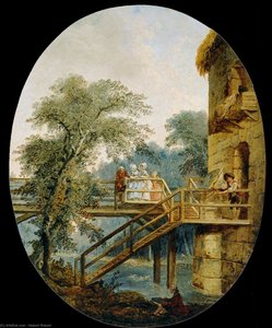 Le Petit Pont — Hubert Robert