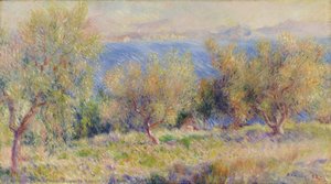 The Olive Groves Of L‘estaque — Pierre-auguste Renoir