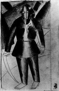 Uomo Con Un Falcetto — Kazimir Malevič