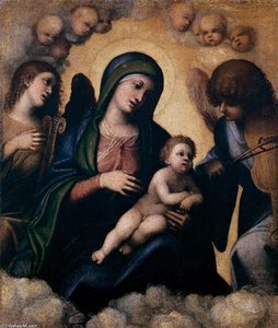 Madonna And Child In Glory — 科雷乔 (kēléiqiáo)