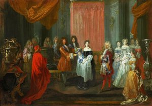 El Delfín De Francia Recibe Una Orden — Jean-antoine Watteau