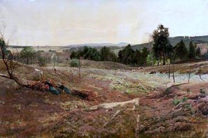 Fir Faggots A Hampshire Landscape — Sir David Scott Murray