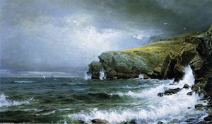 Seascape - Coast Of Maine — William Trost Richards