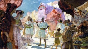 The Courtesan's Walk — Georges Antoine Rochegrosse