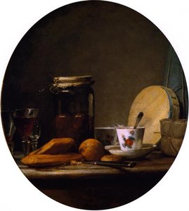 Il Vaso Di Albicocche — Jean-baptiste-siméon Chardin