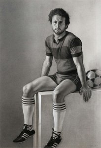 Title translation: Estudio para jugadores de fútbol