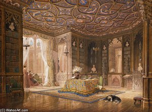 The Library Of Stanmore Hall — Frederick Mackenzie