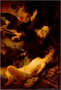 Abraham Ja Isaac [1634] — Rembrandt Van Rijn