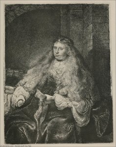 Étude De Saskia ; Dite 'la Grande Mariée Juive' — Rembrandt Van Rijn