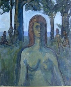 Bathers By The Sea — Walter Emerson Baum
