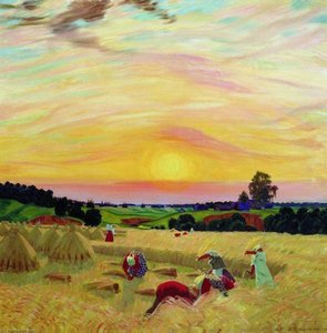 Raccolto — Boris Michailovič Kustodiev