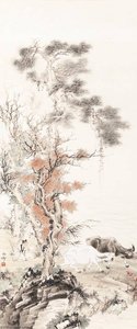 Herd Boy And Buffaloes — Hu Yefo