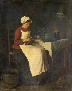 The Young Housewife — François Bonvin