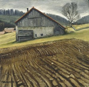 Français Paysage de labour