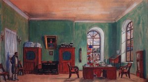 Furnachev's Study — Boris Mikhailovich Kustodiev