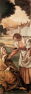 St Anne Consoled By A Woman — Gaudenzio Ferrari