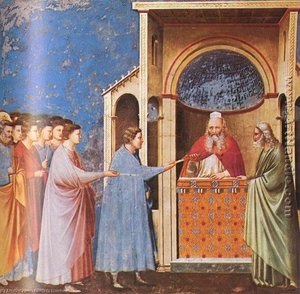 De Roderne Bringes Til Templet — Giotto Di Bondone